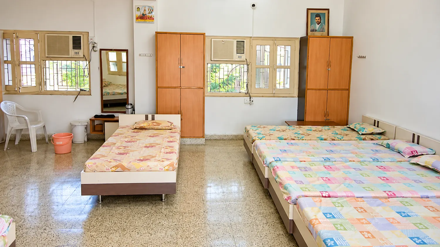 Illustrative dormitory room concept